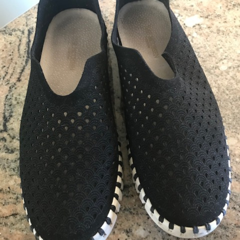 Ilse Jacobsen Black Tulip Slip On Sneakers_2